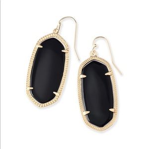[Kendra Scott] Elle Gold Earrings In Black